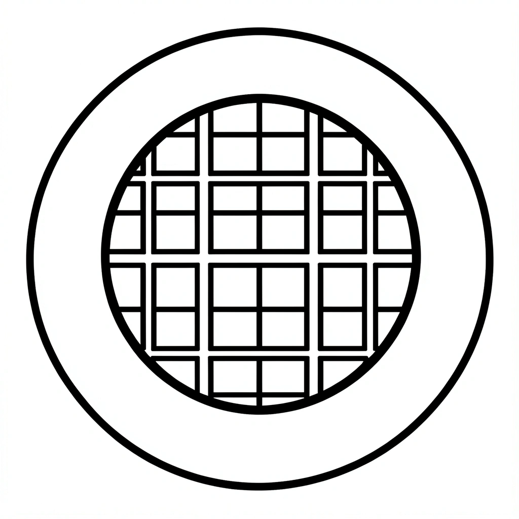 Szablon 'gofra' na talerzyk (kontury) - Szablony - Dzień Gofra