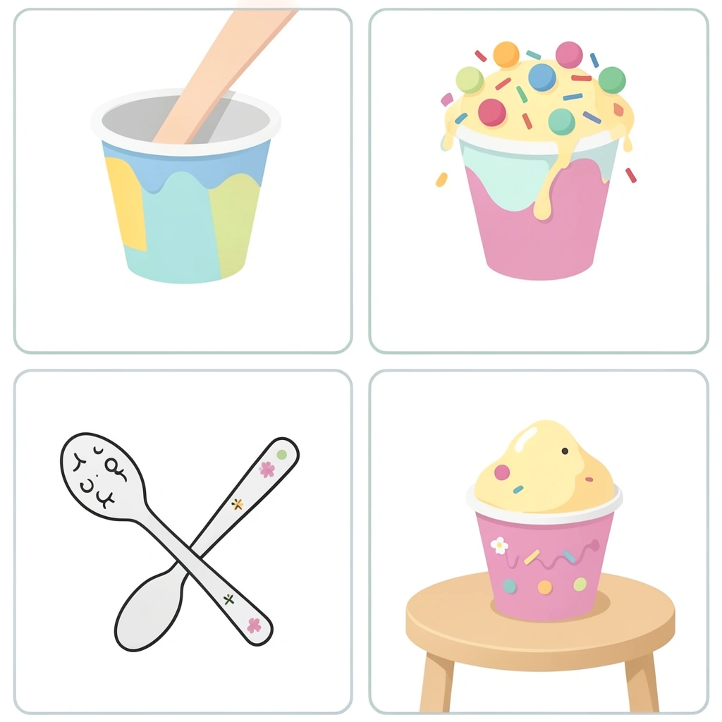 Karta krok‑po‑kroku — instrukcja wykonania kubeczka - Szablony - Światowy Dzień Budyniu