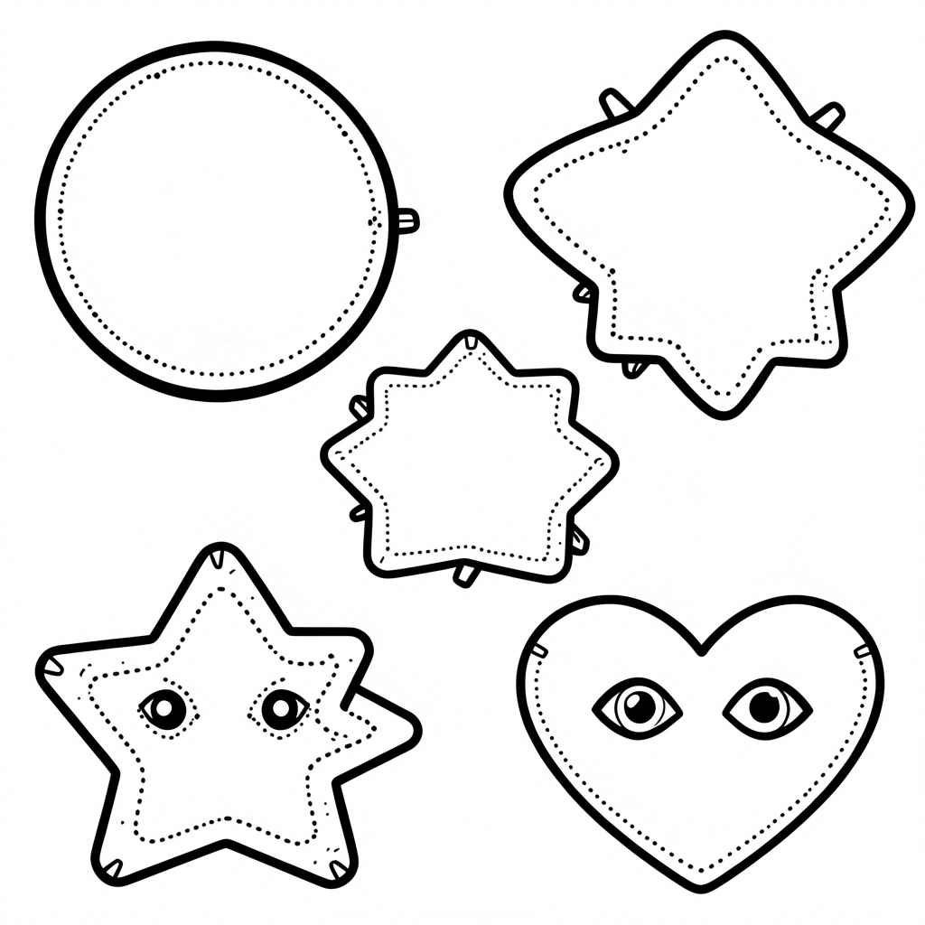 Szablony masek - arkusz A4 - Szablony - Prima Aprilis