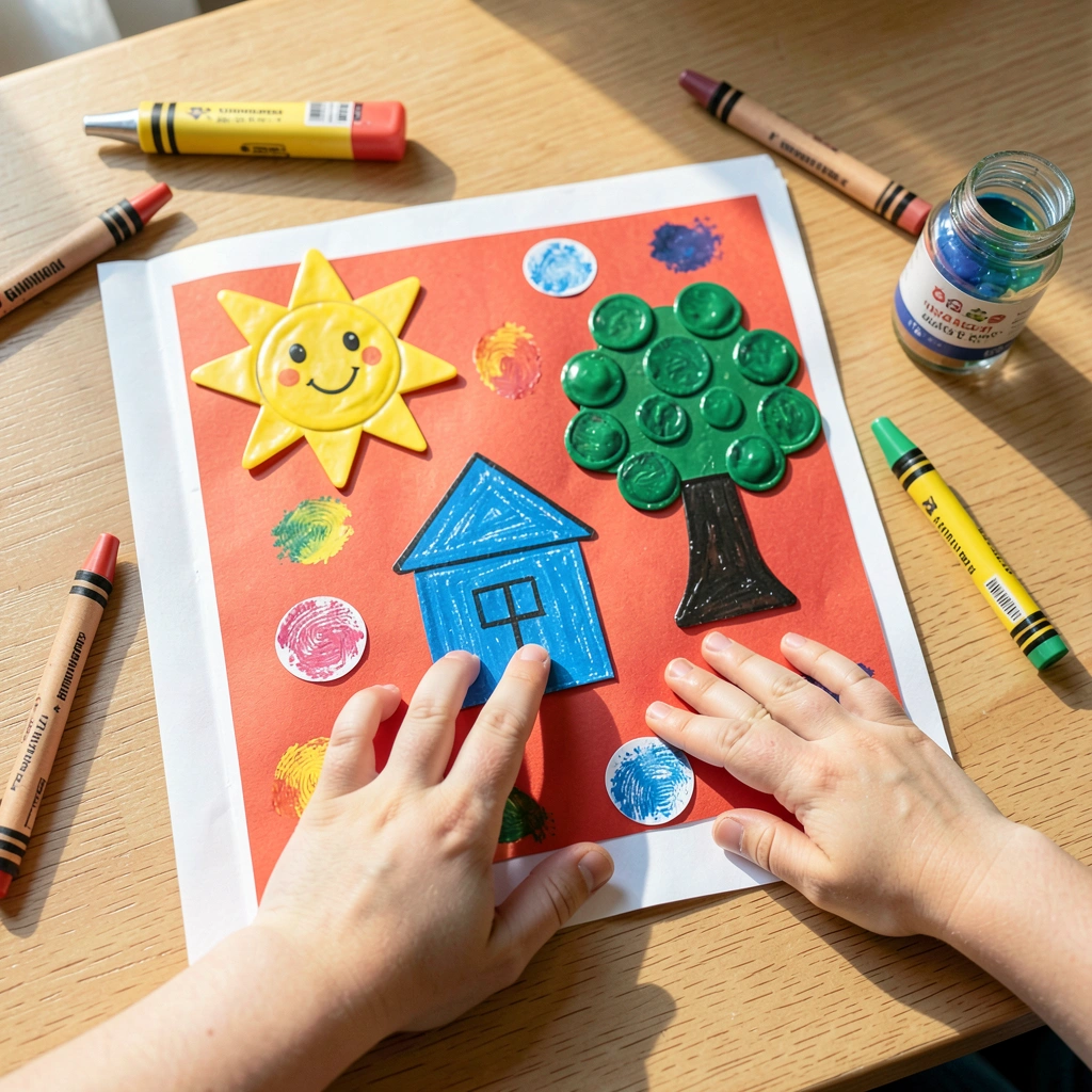 Przykładowa okładka — kolorowa i prosta - Szablony - Dzień Książki dla Dzieci