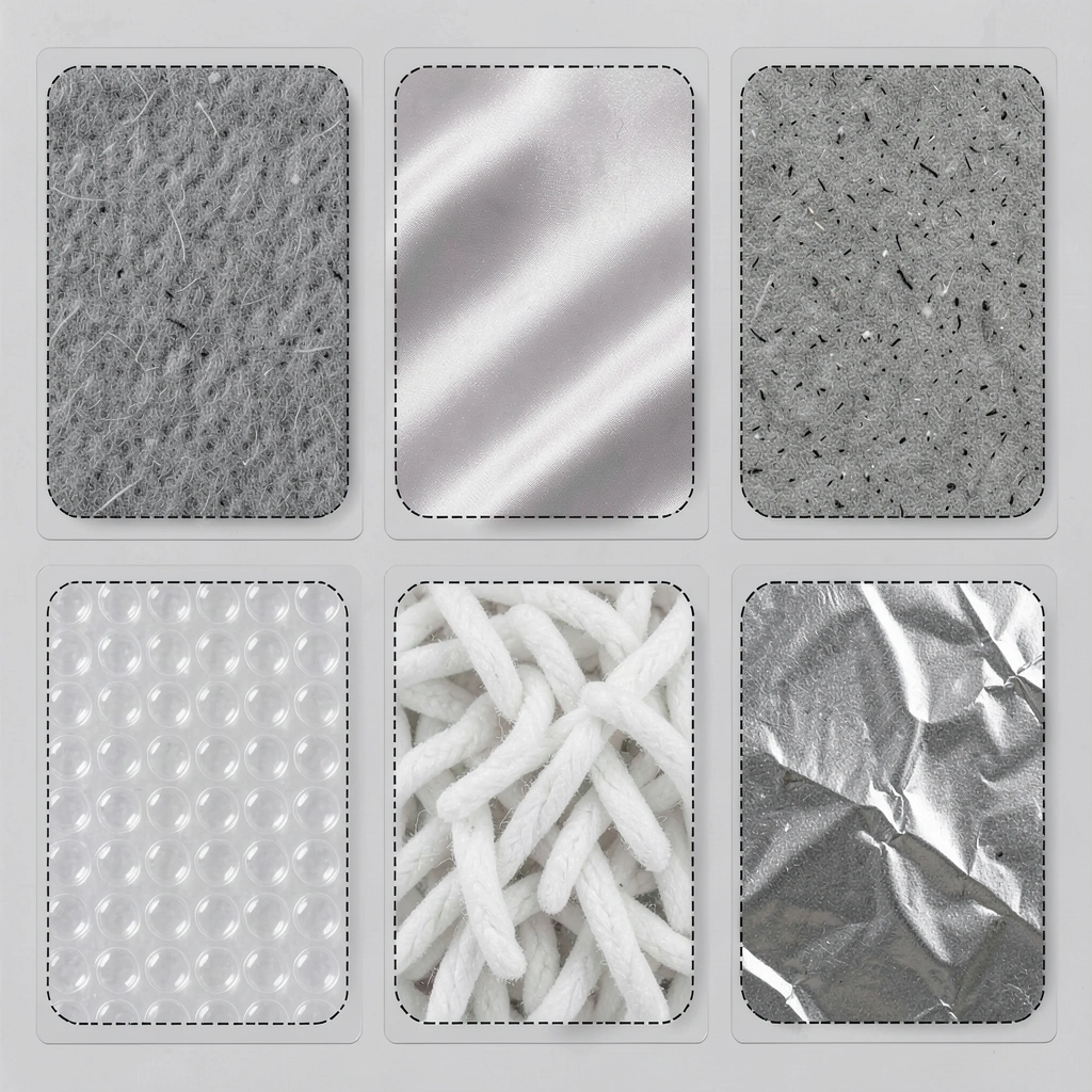 Szablony próbek faktur — karty do wycięcia - Szablony - Dzień Książki dla Dzieci