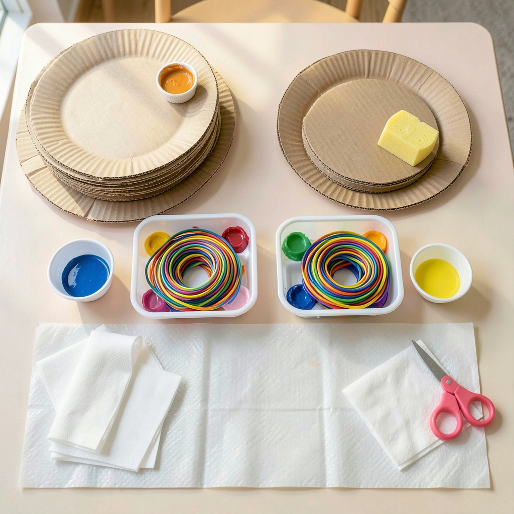 Zdjęcie stanowiska i materiałów - Materiały - Dzień Sportu