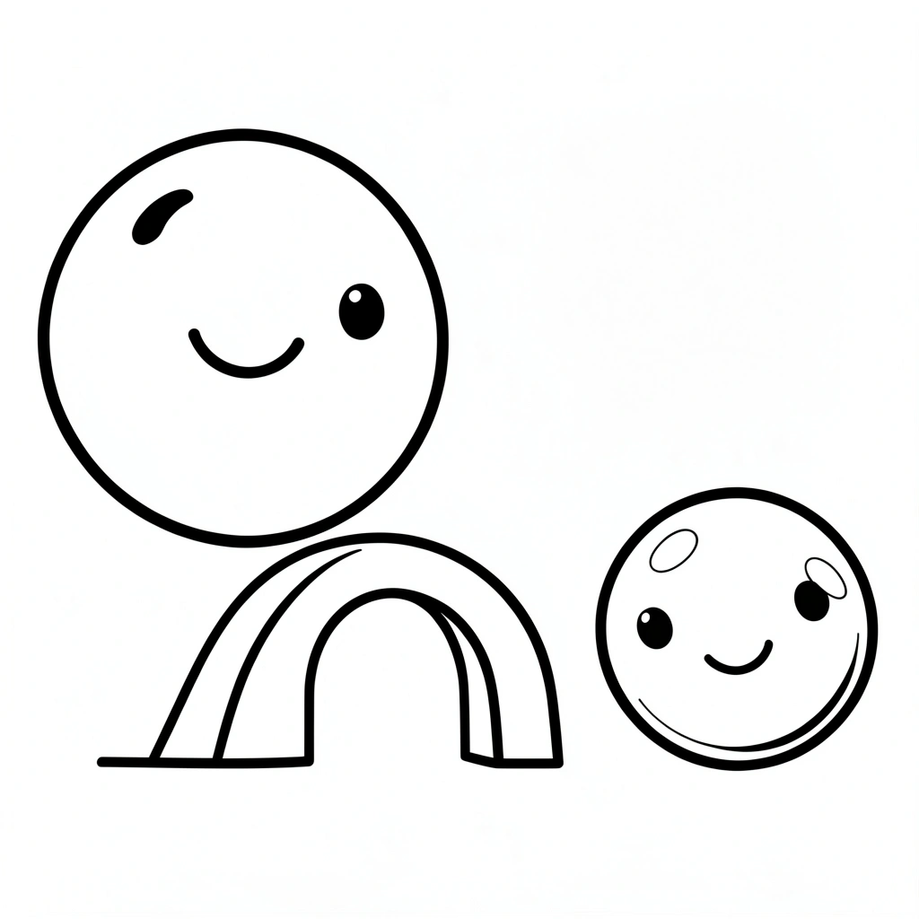 Kolorowanka: piłka, tunel, bańka - Kolorowanki - Dzień Sportu