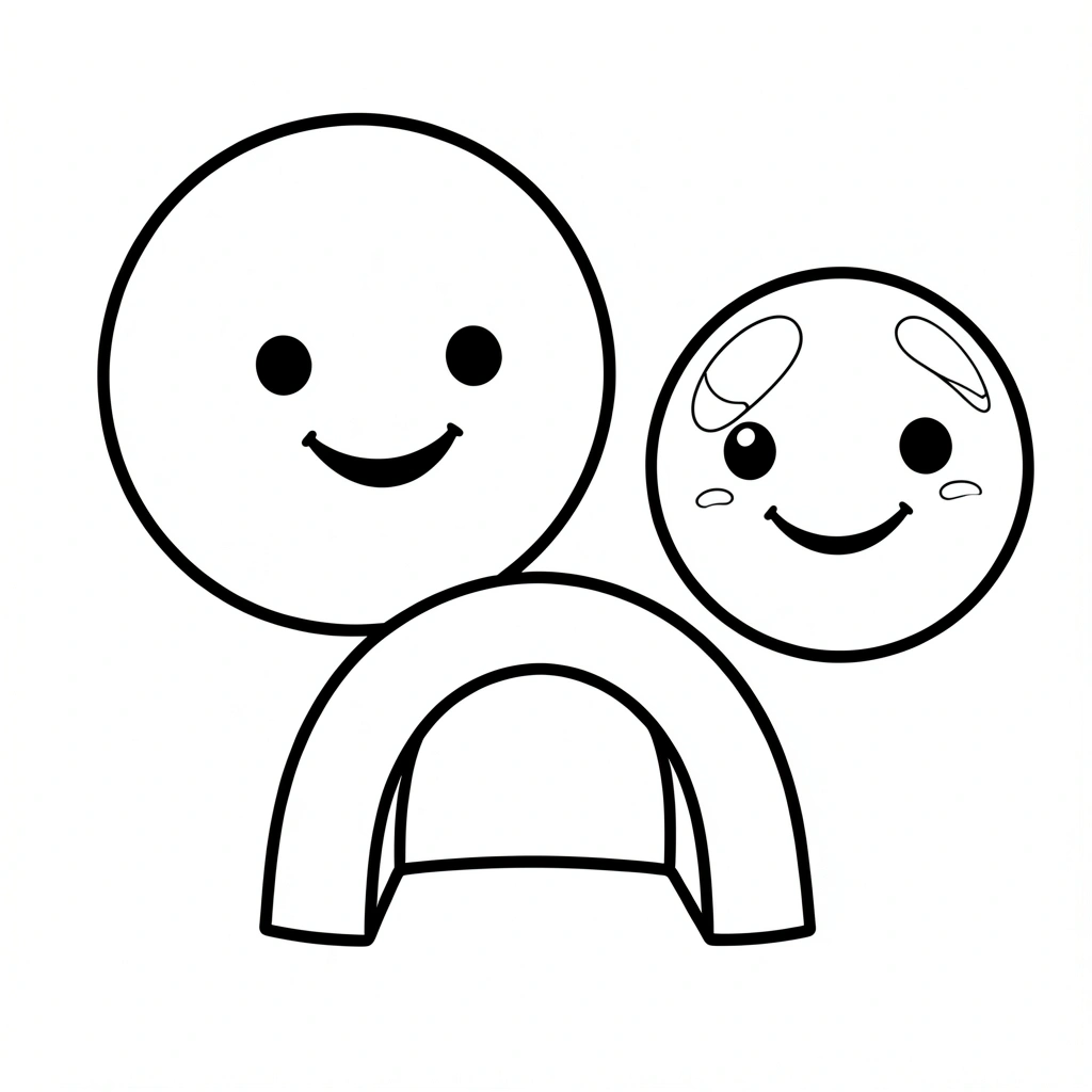 Kolorowanka: piłka, tunel, bańka - Kolorowanki - Dzień Sportu