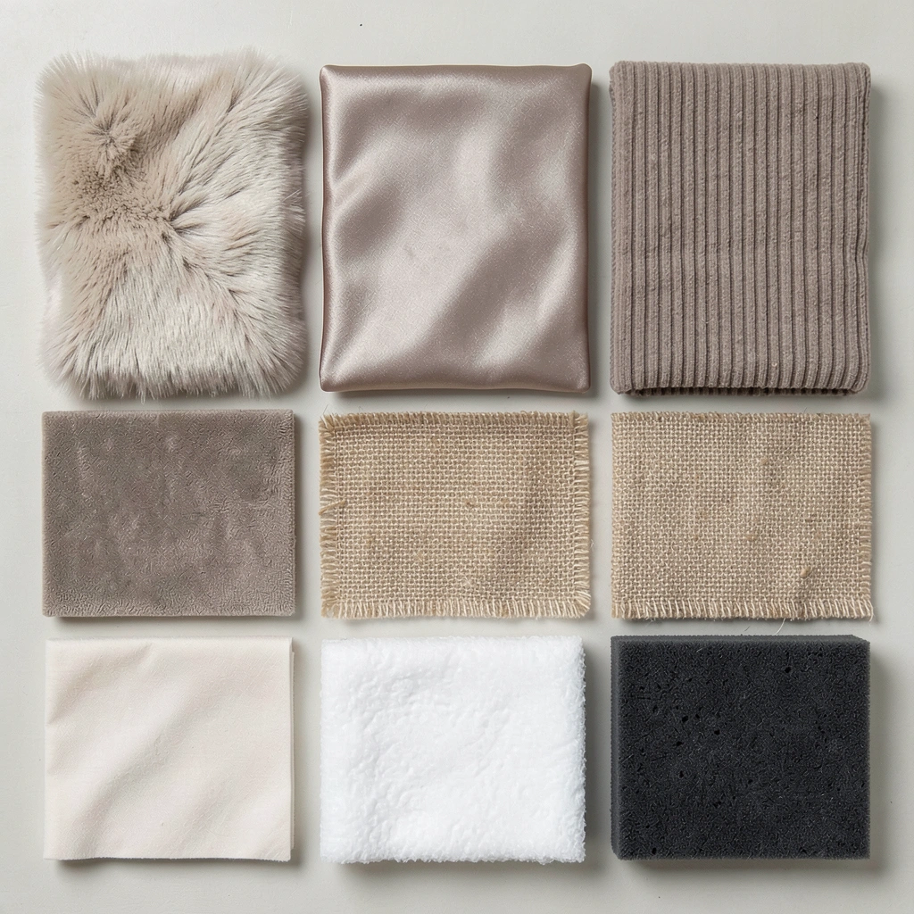 Plansza faktur — próbki materiałów - Szablony - Dzień Sportu