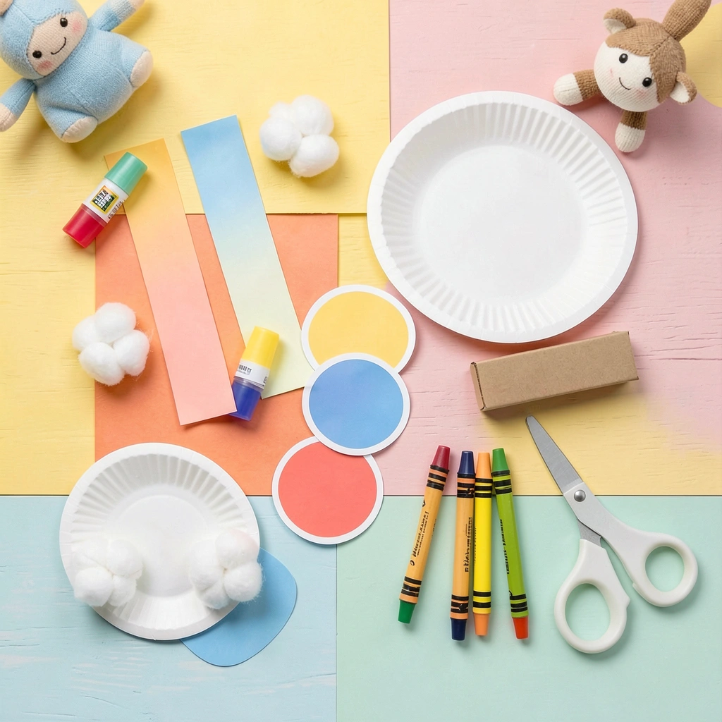 Fotografia płaska — materiały na stole (flatlay) - Materiały - Dzień Służby Zdrowia