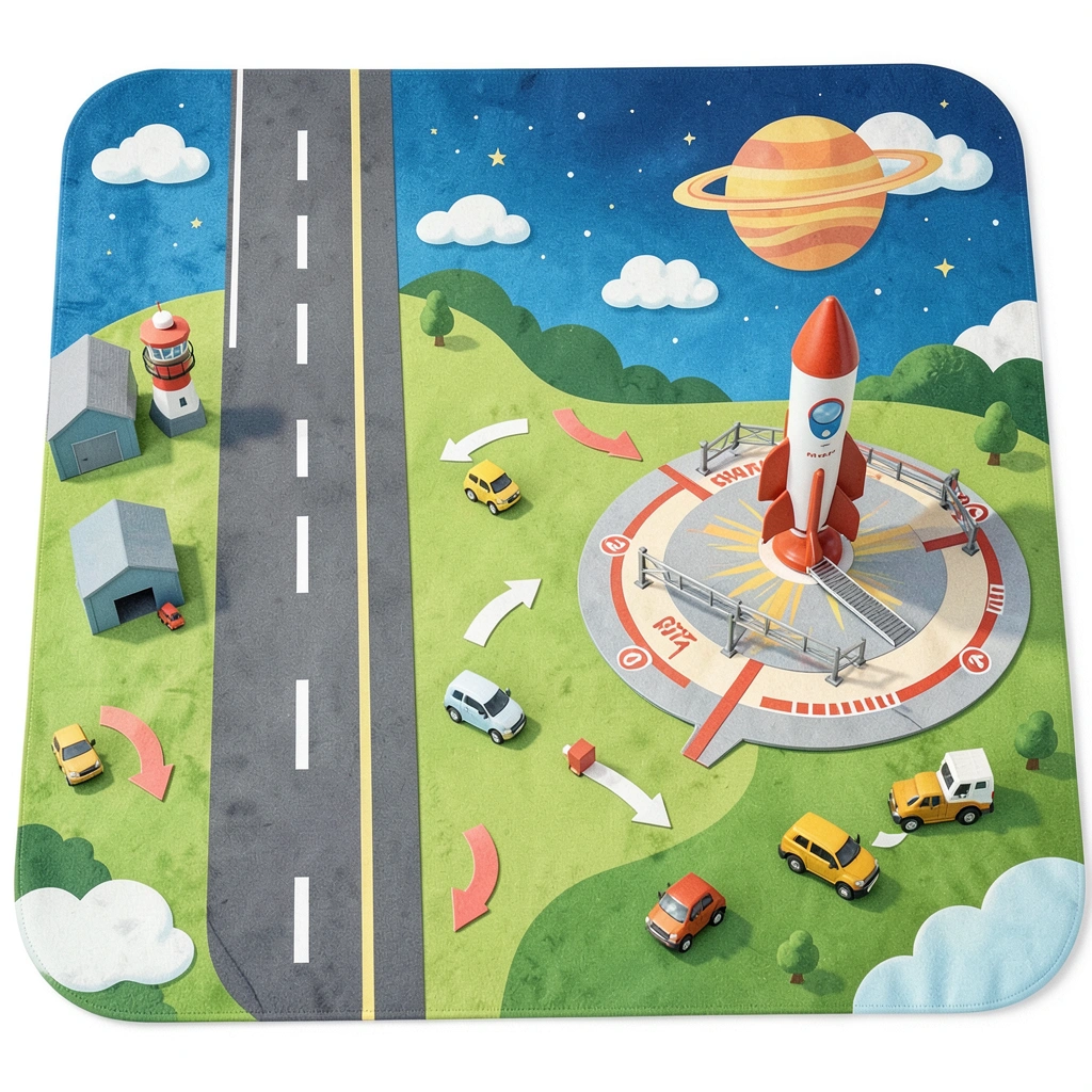 Tło: Lotnisko i Kosmodrom — mata ekspozycyjna - Materiały - Dzień Lotnictwa i Kosmonautyki