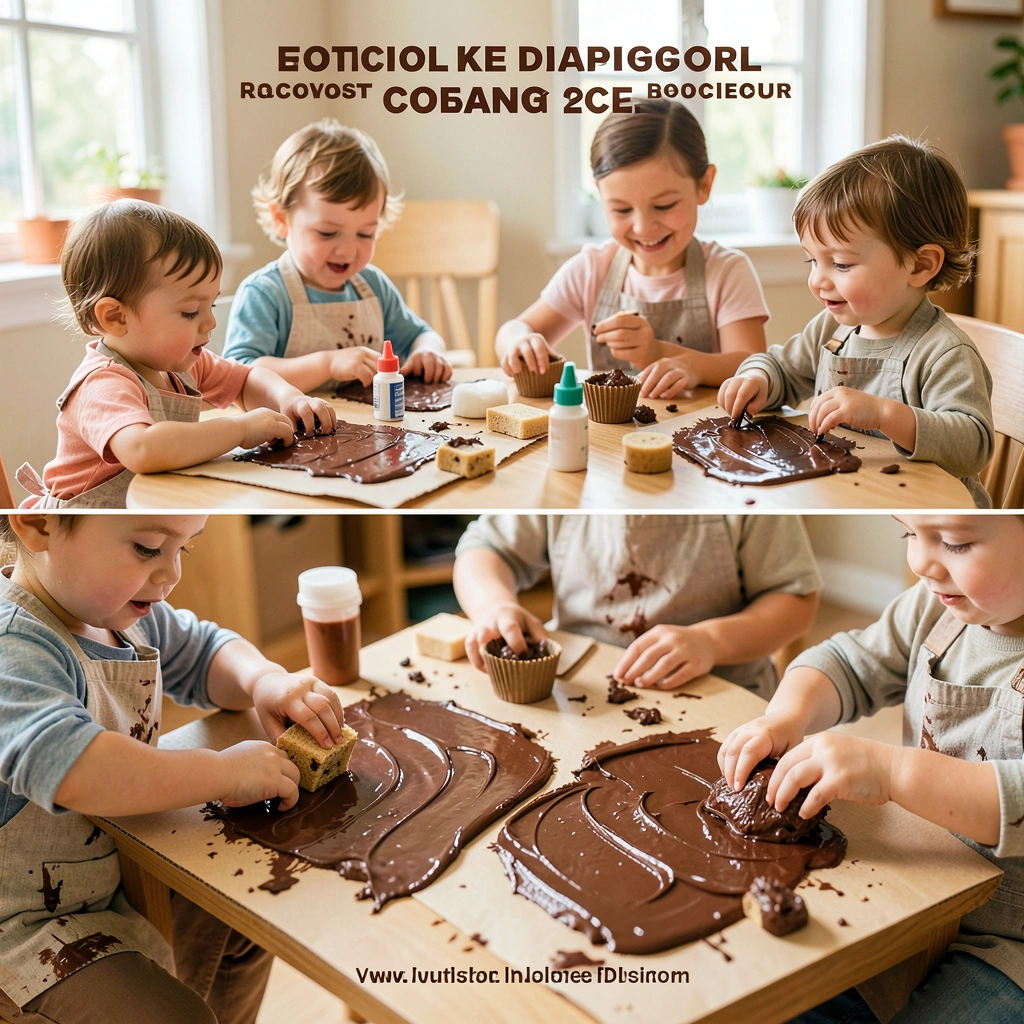 Plakat / baner: Dzień Czekolady — scena z zajęć - Materiały - Dzień Czekolady