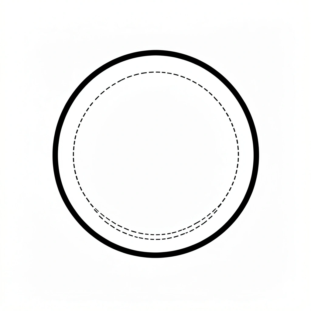 Szablon talerzyka / obrys planety (A3) - Szablony - Dzień Ziemi