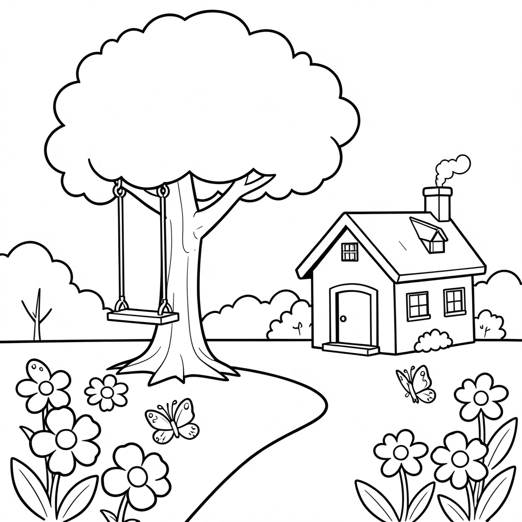 Kolorowanka — miejsce akcji - Kolorowanki - Dzień Książki