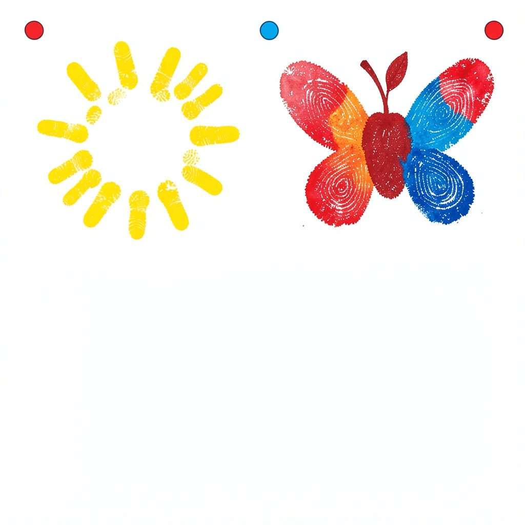 Strona odcisków paluszków — motywy - Kolorowanki - Dzień Książki