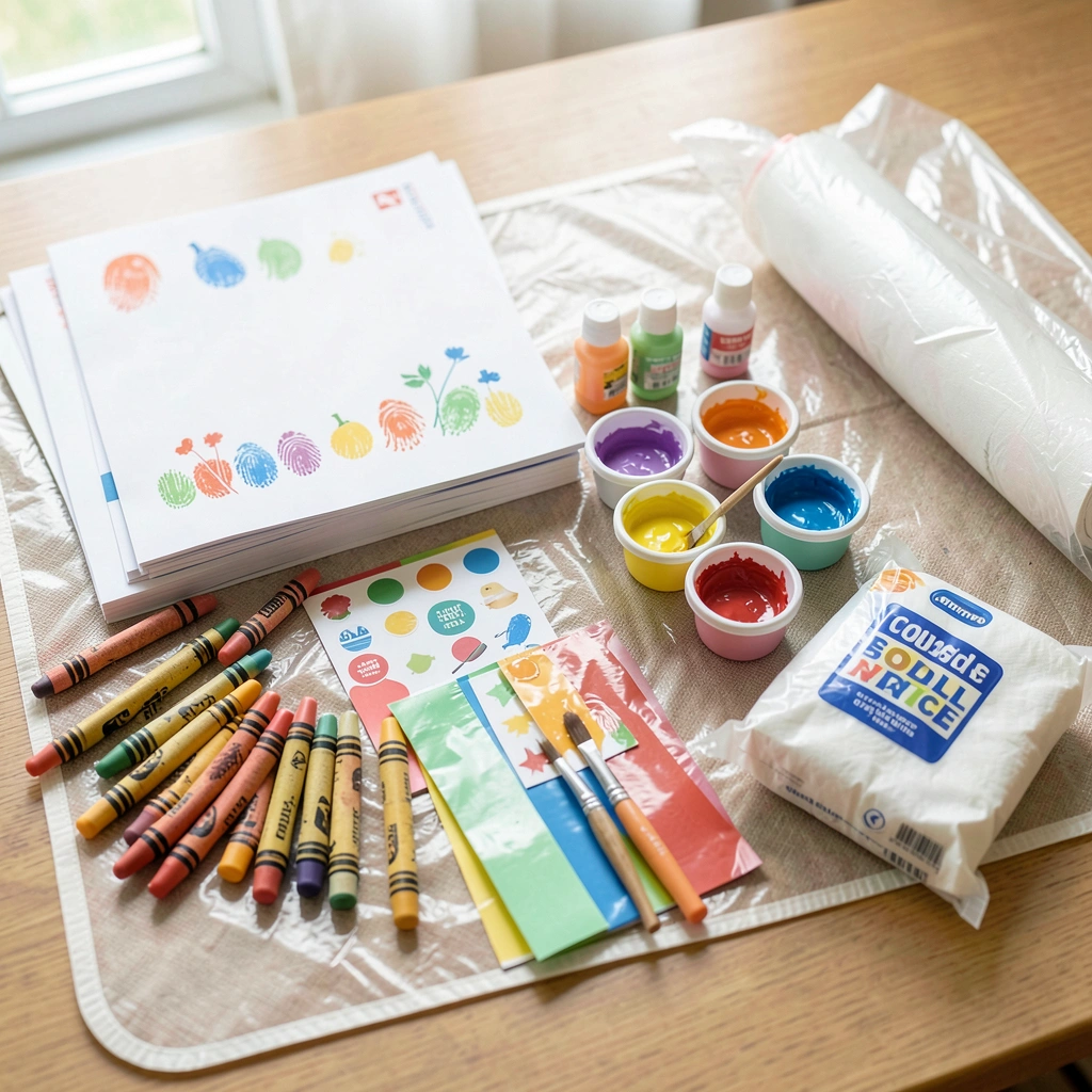 Zdjęcie materiałów — widok z góry - Materiały - Dzień Książki