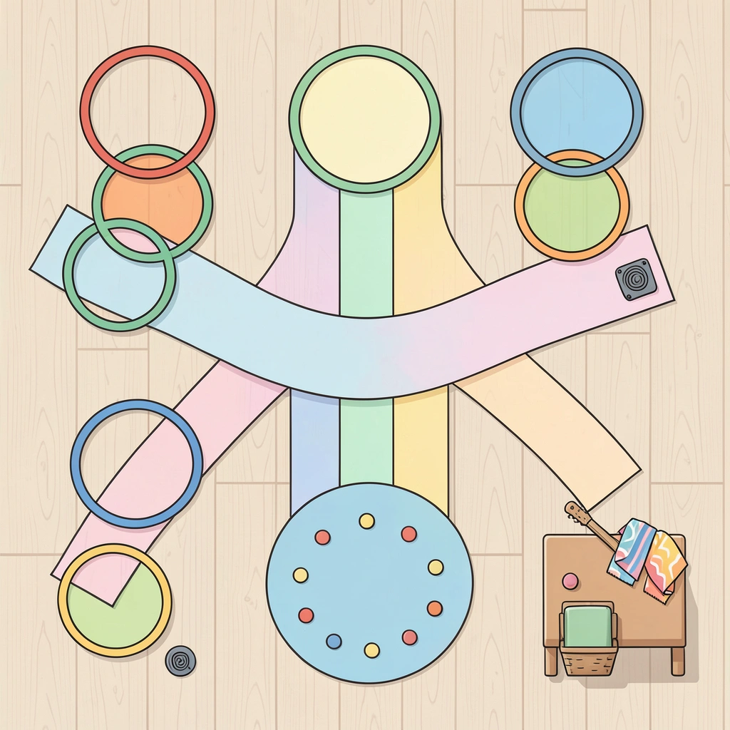 Szablon planu podłogi - Szablony - Dzień Tańca