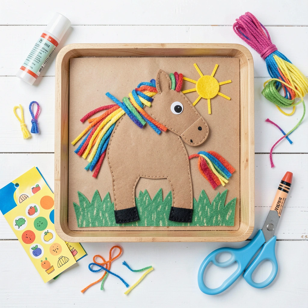 Zdjęcie: gotowy konik — flatlay - Materiały - Dzień Konia