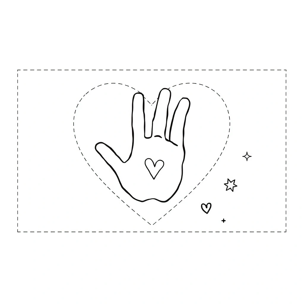 Szablon kartki do wydruku - Szablony - Dzień Seniora