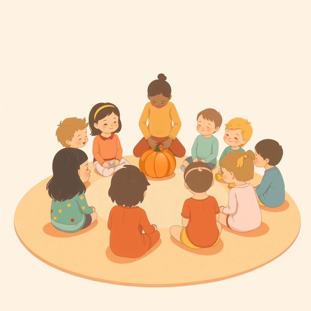 Koło podsumowujące — wyciszanie - Materiały - Halloween