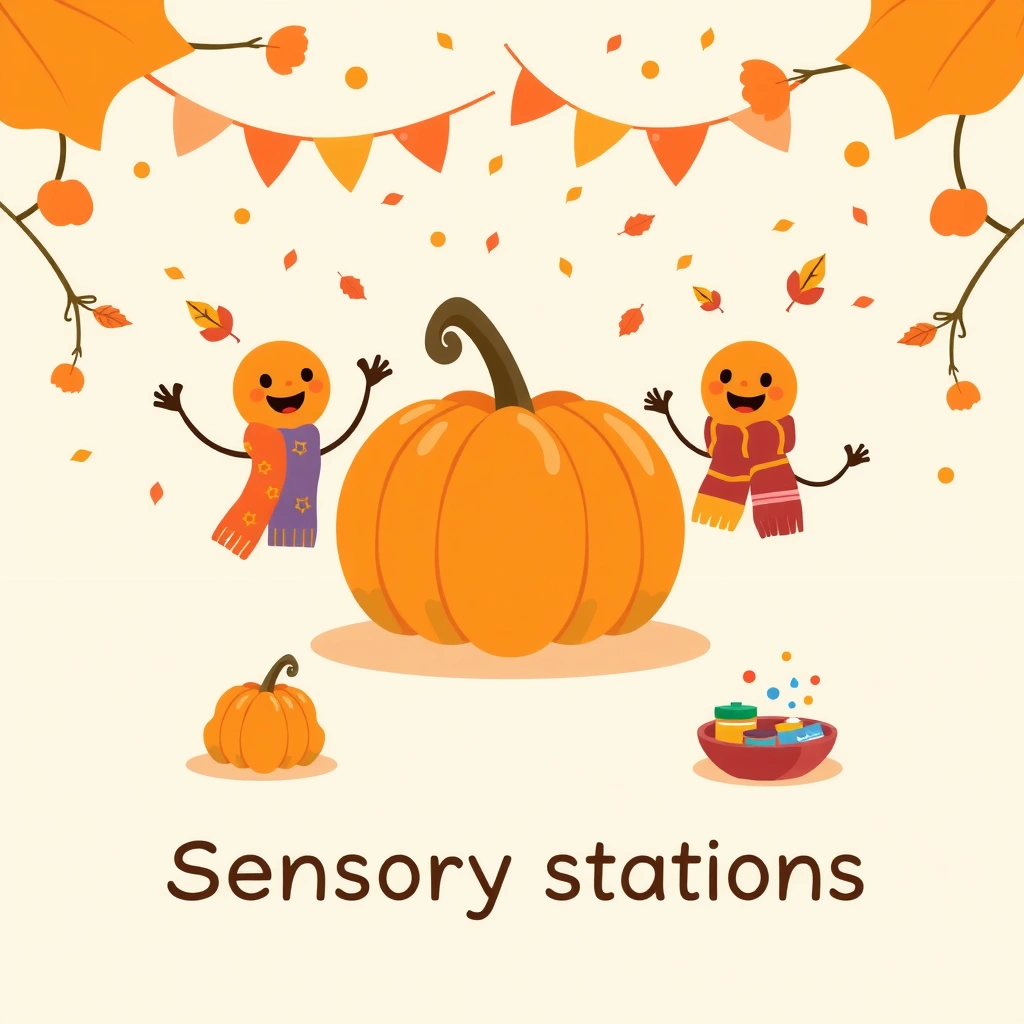 Plakat — Sensoryczne Halloween - Szablony - Halloween