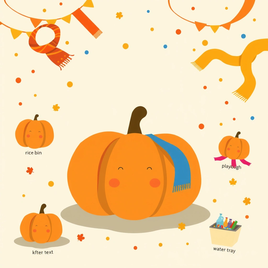 Plakat — Sensoryczne Halloween - Szablony - Halloween