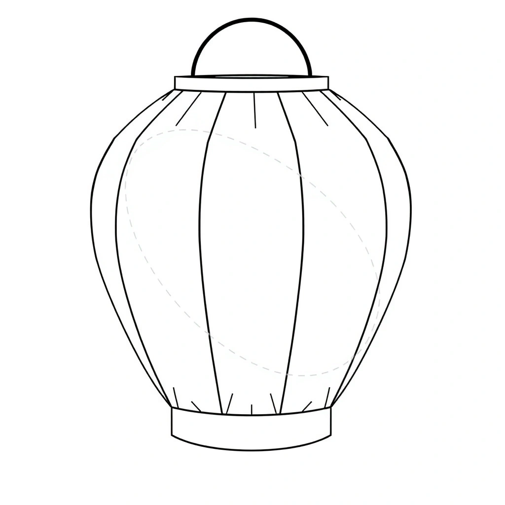 Szablon papierowego lampionu - Szablony - Wszystkich Świętych
