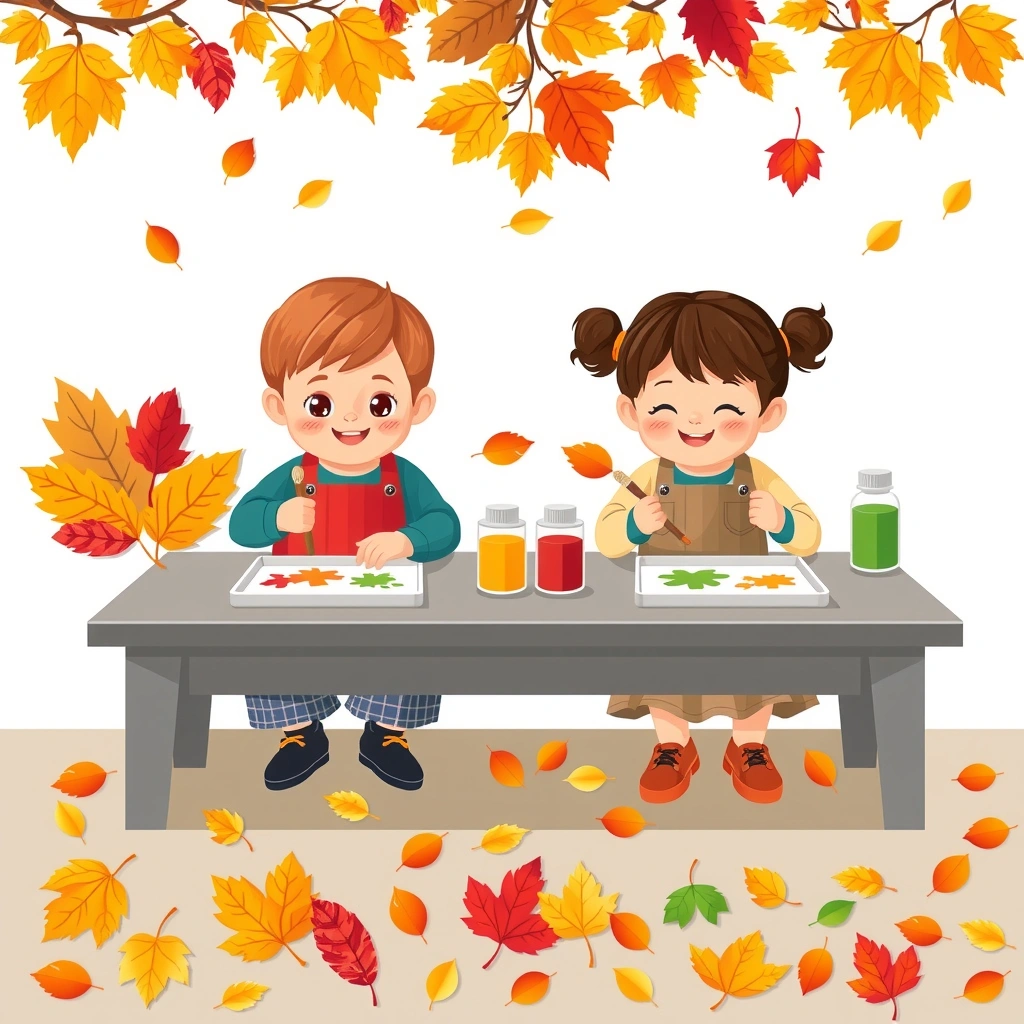 Okładka zajęć — Jesienne liście - Materiały - Jesień