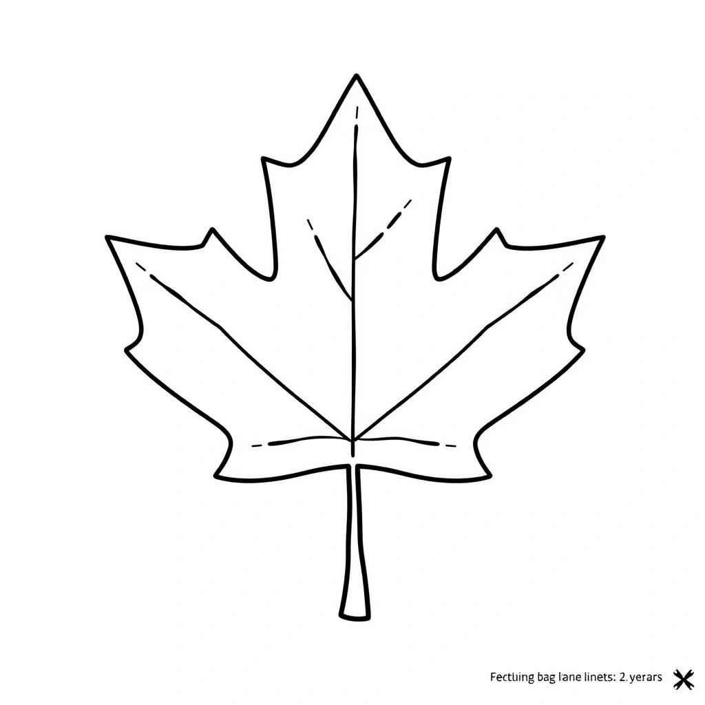 Szablon papierowego liścia (do wycięcia) - Szablony - Jesień