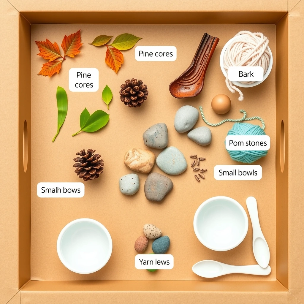 Schemat tacy sensorycznej (widok z góry) - Szablony - Jesień