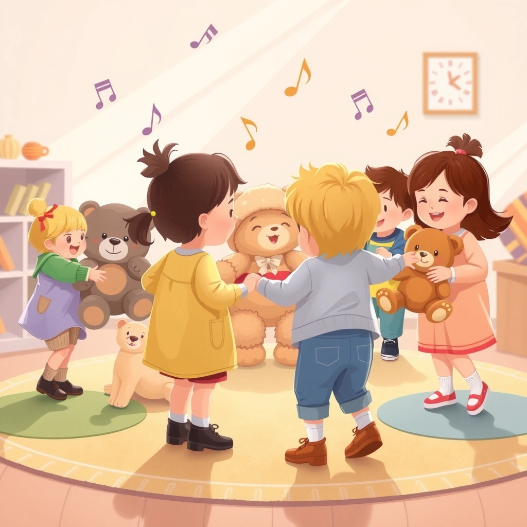 Ilustracja do tańca misiów - Materiały - Dzień Misia