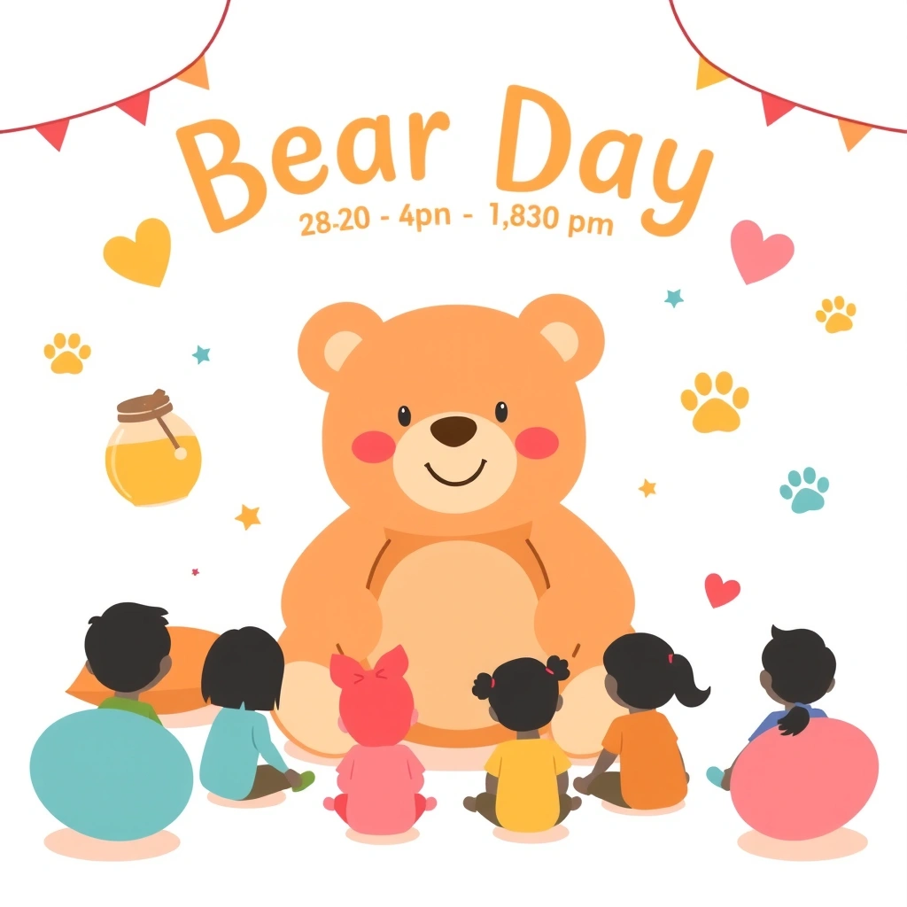 Plakat powitalny - Dzień Misia - Materiały - Dzień Misia