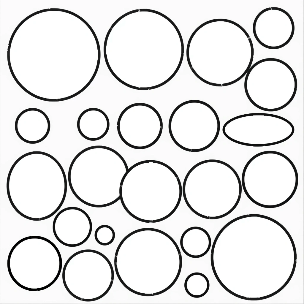 Szablony baz - okręgi i owale - Szablony - Bajkowe Postacie