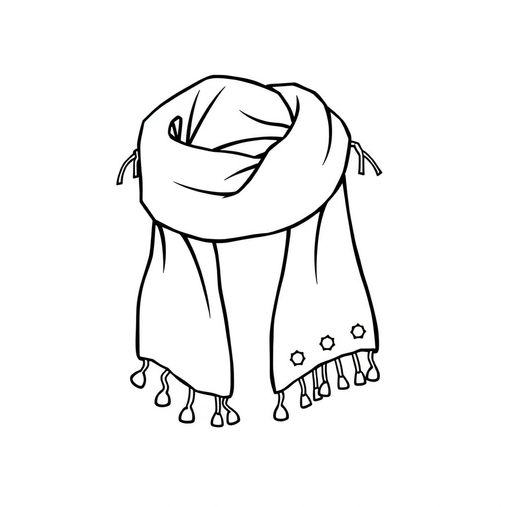 Kolorowanka: Chusta do tańca - Kolorowanki - Dzień Seniora