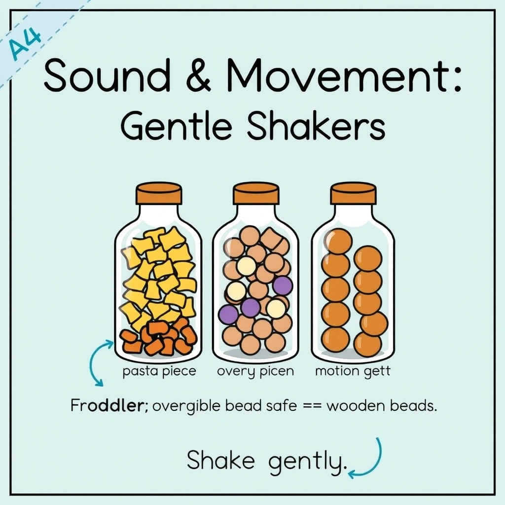 Etykieta stacji: Dźwięk i ruch — Szumiące przedmioty - Szablony - Dzień Seniora