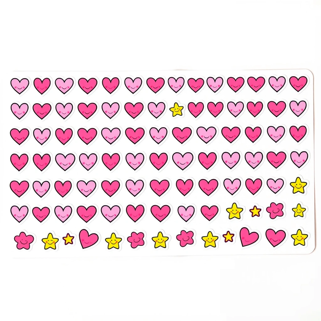 Arkusz naklejek dekoracyjnych - Materiały - Dzień Babci