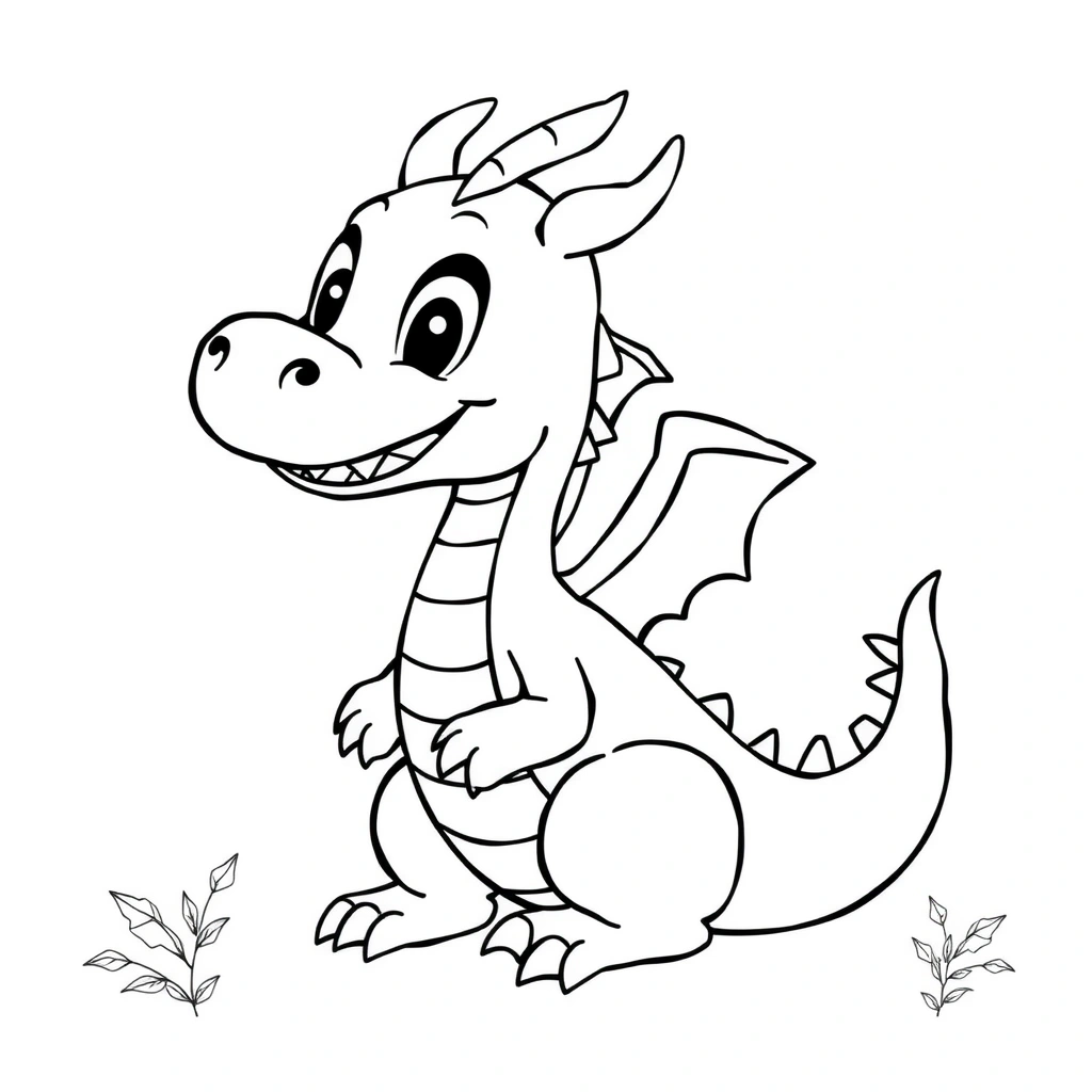 Arkusz kolorowanki - prosta postać - Kolorowanki - Bajkowe Postacie