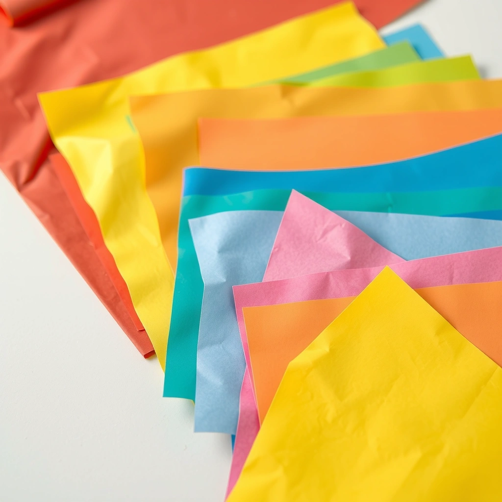 Arkusze bibuły i papieru - zestaw - Materiały - Bajkowe Postacie