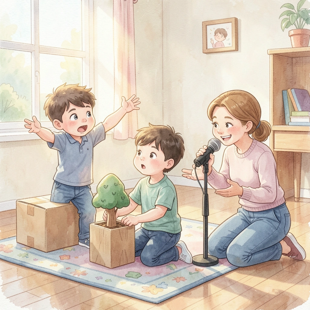 Ilustracja: Próba mini-scenki - Materiały - Światowy Dzień Hasła