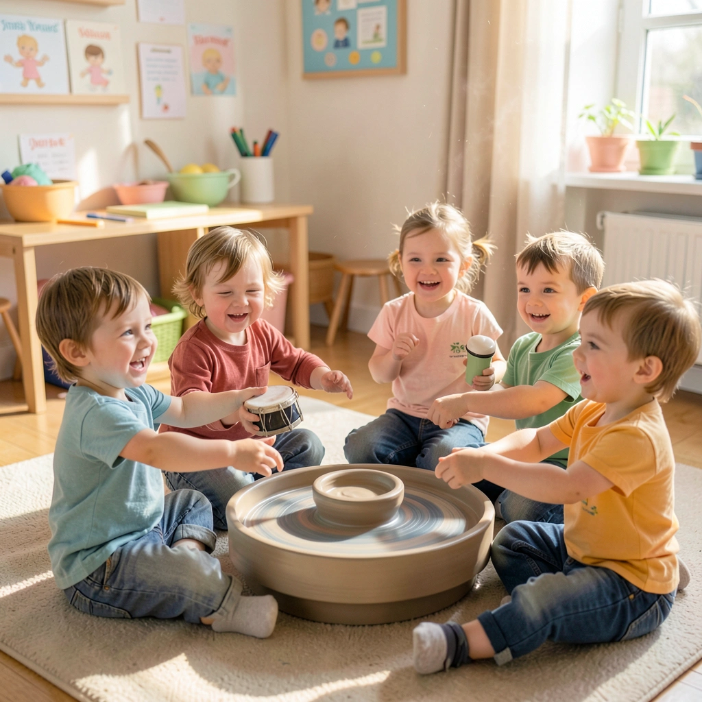 Muzyka i ruch — kręci się koło - Materiały - Dzień Garncarza