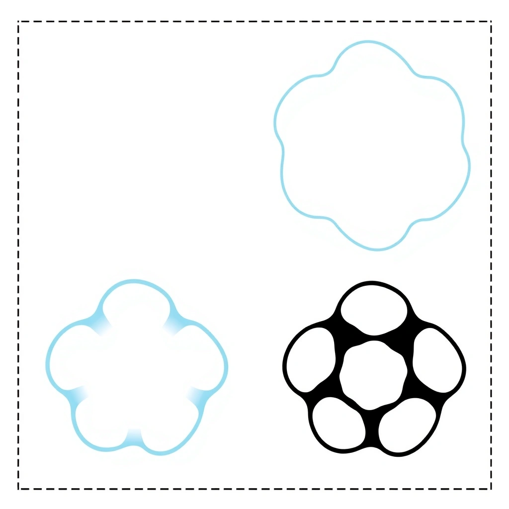 Wzory 'lodu' — plansze do oznaczenia podłogi - Szablony - Dzień Pingwina Międzynarodowy