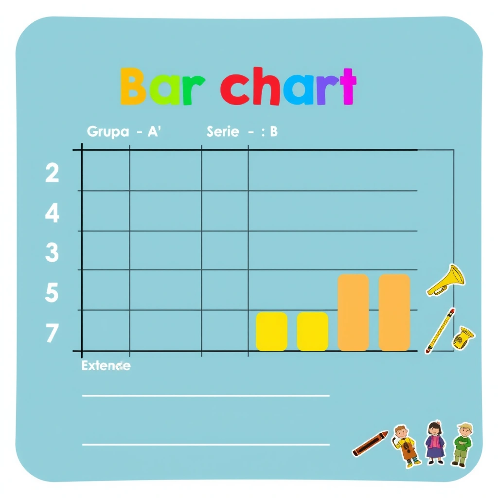 Plakat wykresu słupkowego (do zapisu wyników) - Szablony - Dzień Muzyki