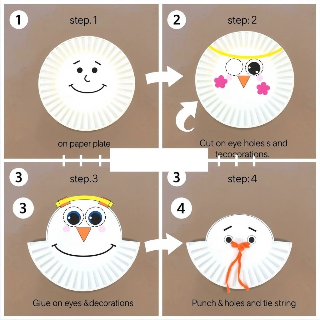 Instrukcja krok po kroku: Tworzenie maski - Szablony - Dzień Uśmiechu