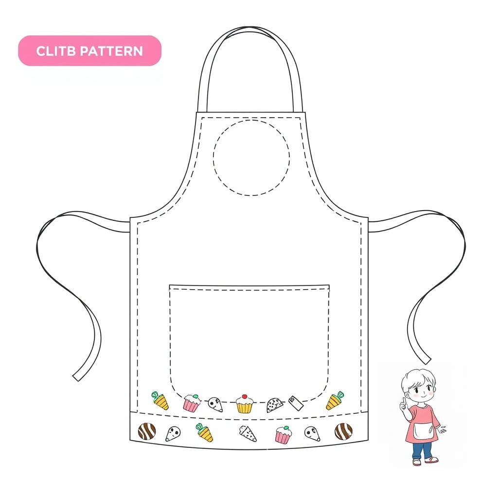 Fartuszek — szablon do wydruku - Szablony - Dzień Piekarza i Cukiernika