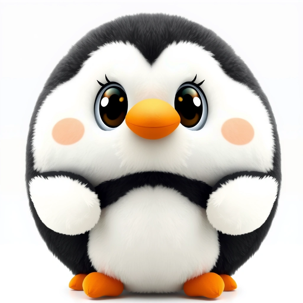 Ilustracja zabawkowego pingwina - Materiały - Dzień Pingwina Międzynarodowy