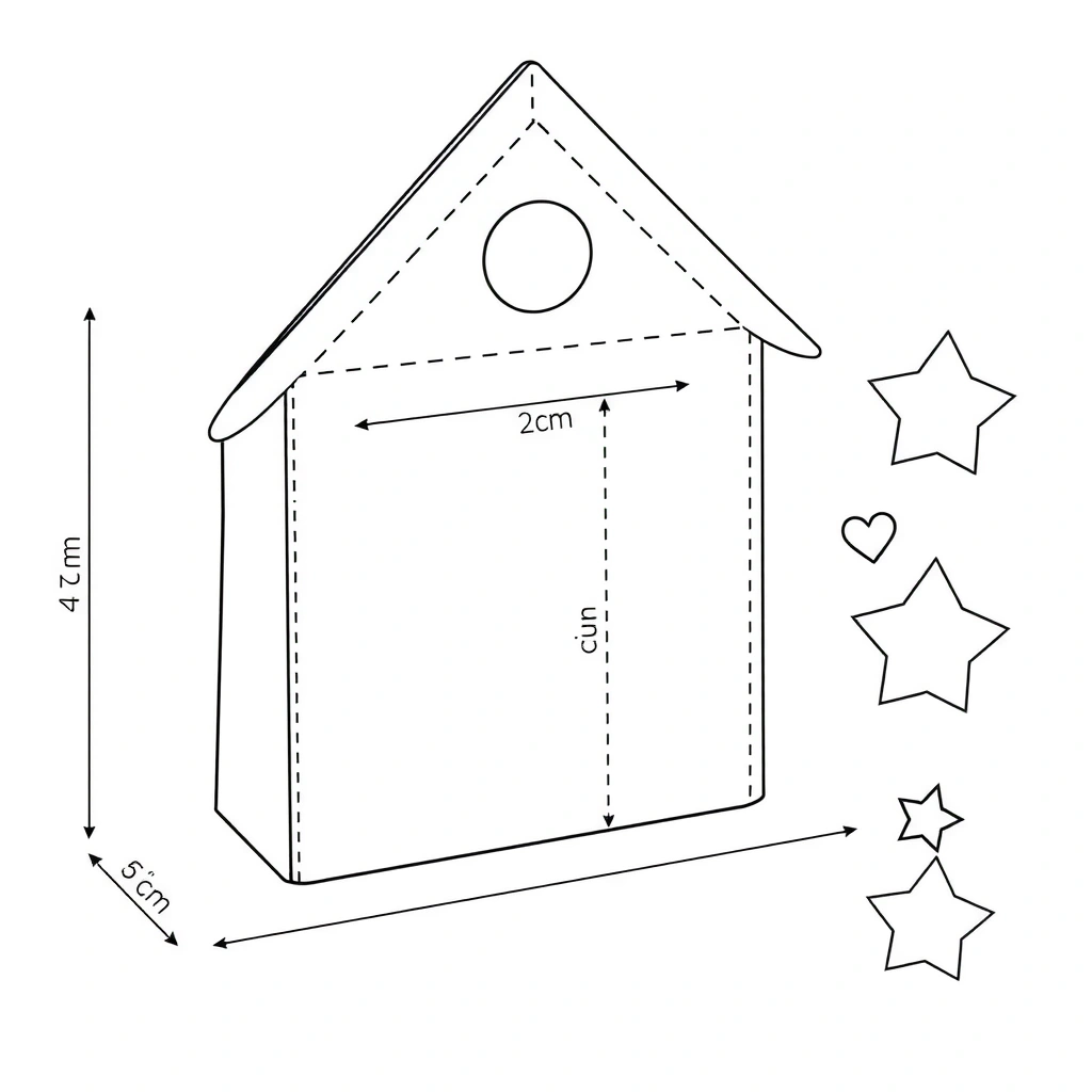 Szablon kartonowego stojaka - Szablony - Dzień Książki dla Dzieci