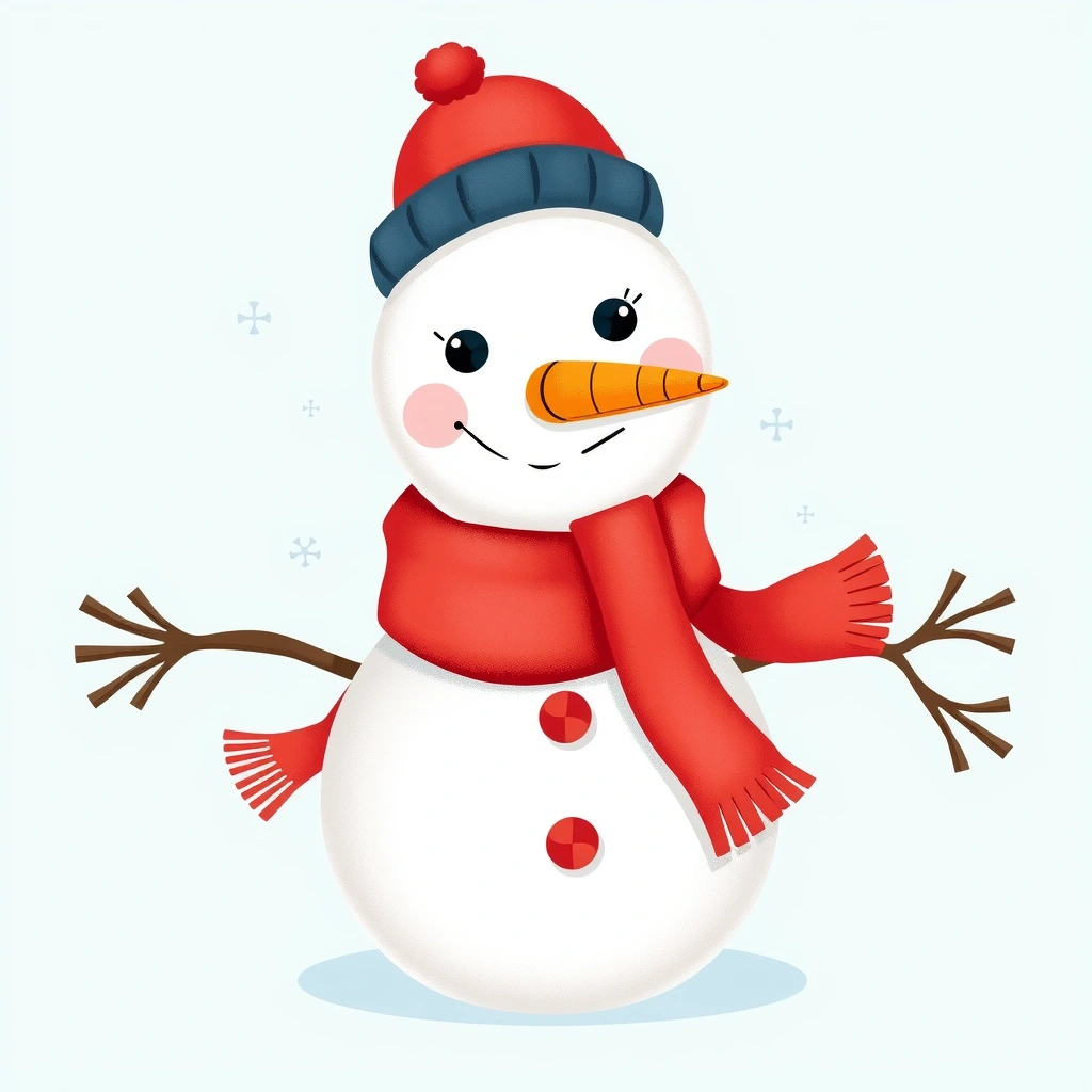 Ilustracja powitalna — Bałwan - Materiały - Dzień Bałwana (grudzień)