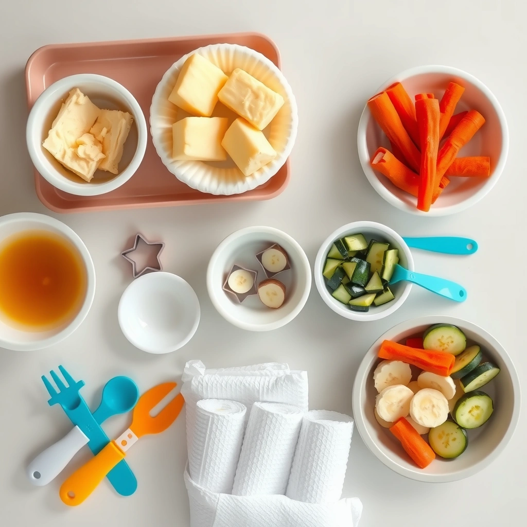 Zdjęcie stanowiska — przygotowane składniki - Materiały - Dzień Znaczka Pocztowego