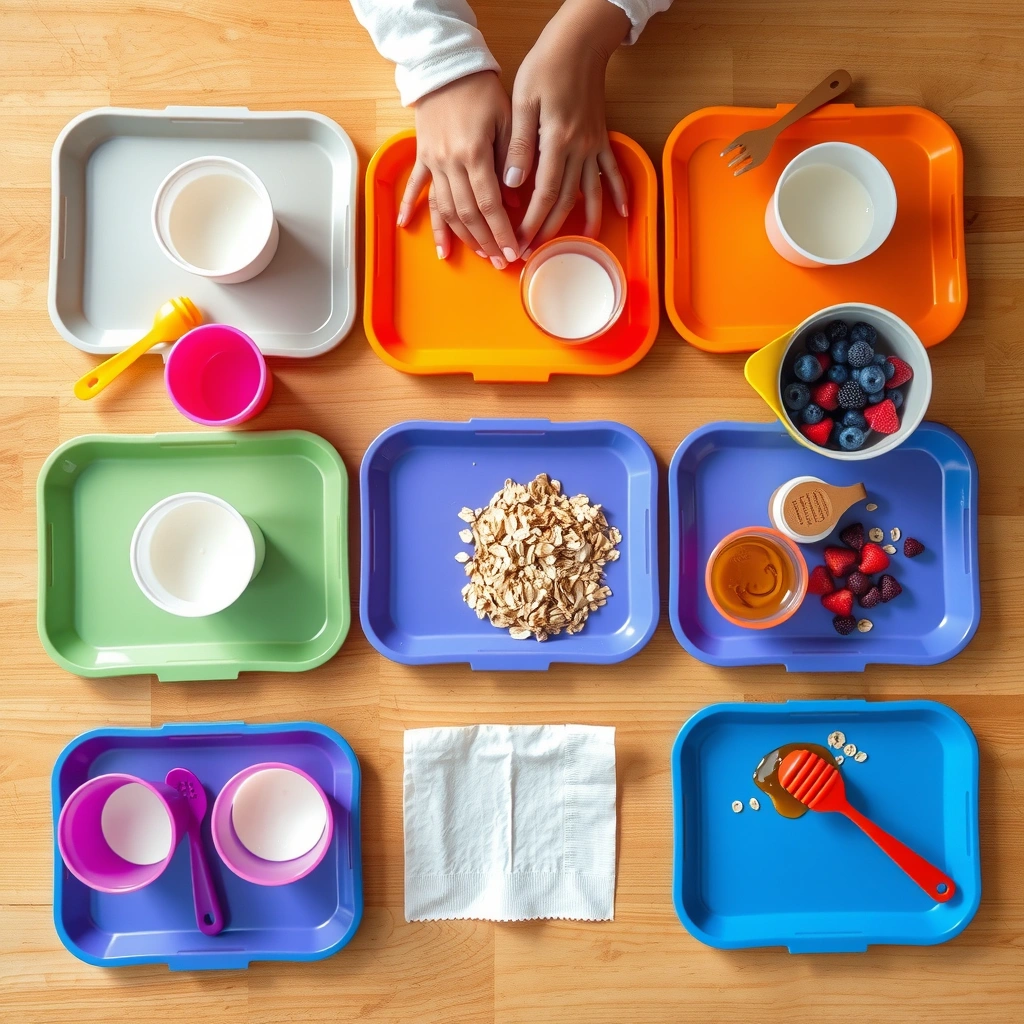 Zdjęcie stoisk — przygotowane składniki - Materiały - Dzień Chemika