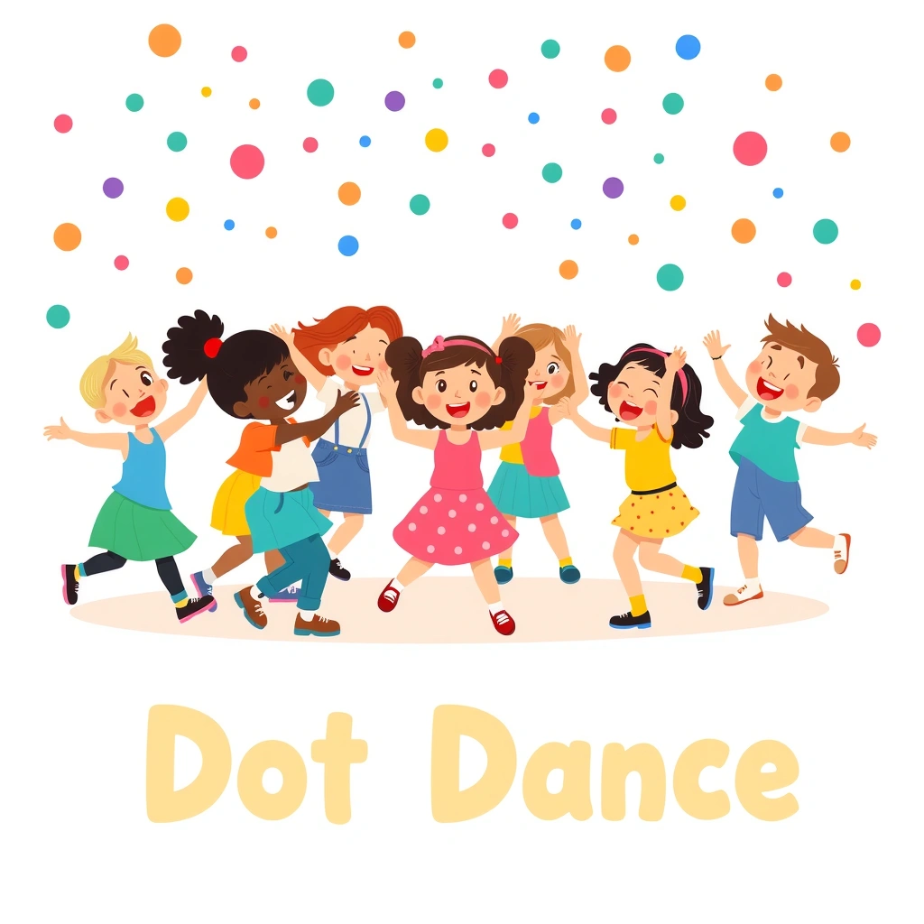 Karta zajęć: Taniec Kropek (okładka) - Materiały - Dzień Kropki