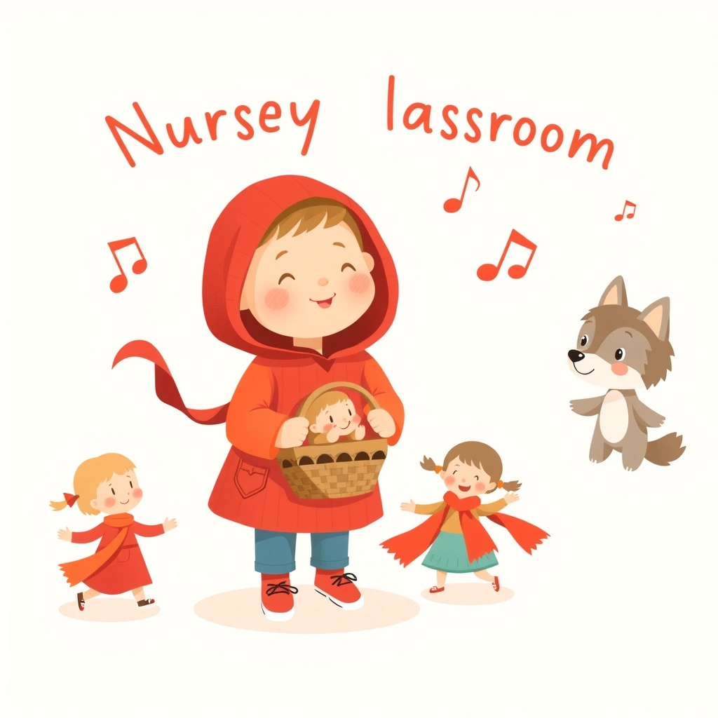 Plakat powitalny — Dzień Czerwonego Kapturka - Materiały - Dzień Czerwonego Kapturka