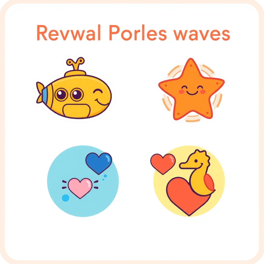 Naklejki nagrody: odznaki odwagi (małe pieczątki/znaczki) - Materiały - Dzień Łodzi Podwodnej