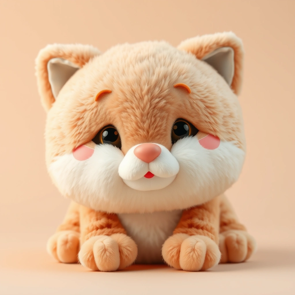 Pluszowy kotek — detal do druku - Materiały - Dzień Kota (międzynarodowy)