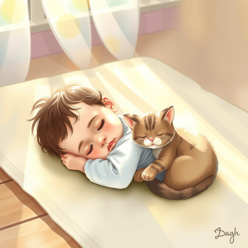 Wyobraźnia: kot zasypia — scena relaksacyjna - Materiały - Dzień Kota (międzynarodowy)